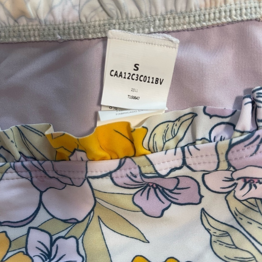 Cupshe Underwire Top & High Waist Cheeky Floral Bikini Set Size Small - Picture 9 of 9